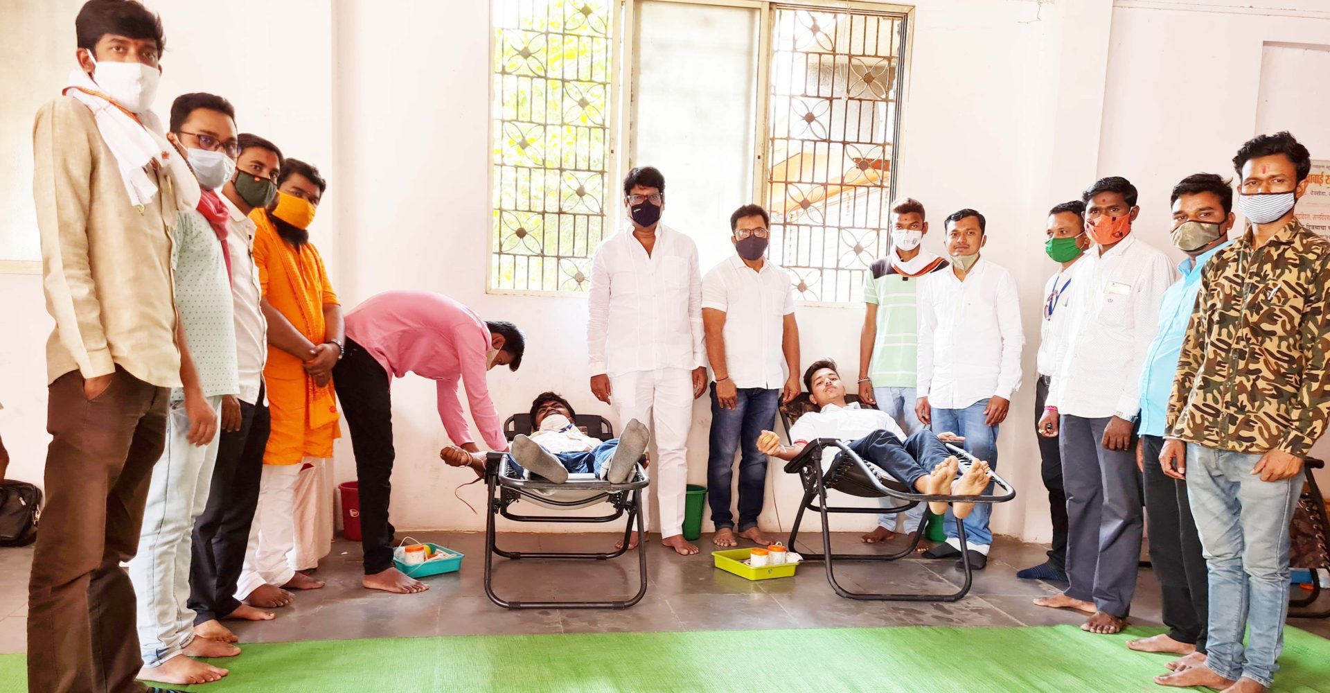 श्रीरामनवमीनिमित्त माजलगावात रक्तदान शिबिराला मोठा प्रतिसाद