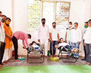 श्रीरामनवमीनिमित्त माजलगावात रक्तदान शिबिराला मोठा प्रतिसाद