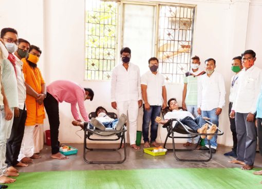 श्रीरामनवमीनिमित्त माजलगावात रक्तदान शिबिराला मोठा प्रतिसाद