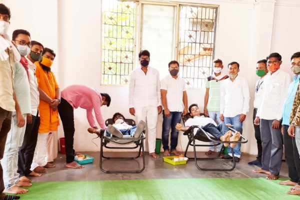 श्रीरामनवमीनिमित्त माजलगावात रक्तदान शिबिराला मोठा प्रतिसाद