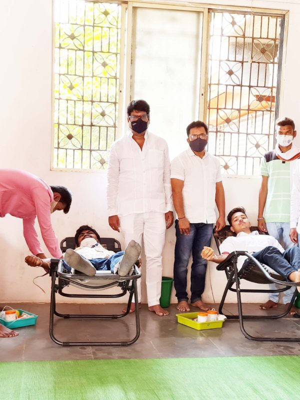 श्रीरामनवमीनिमित्त माजलगावात रक्तदान शिबिराला मोठा प्रतिसाद