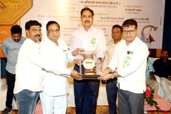 चंद्रकांत शेजुळ ‘मराठाभूषण’ने सन्मानित