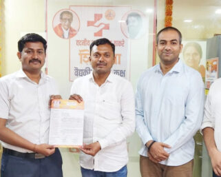 शिवसेना वैद्यकीय मदत कक्षाच्या मराठवाडा प्रसिद्धी प्रमुखपदी भगीरथ तोडकरी 