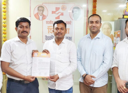 शिवसेना वैद्यकीय मदत कक्षाच्या मराठवाडा प्रसिद्धी प्रमुखपदी भगीरथ तोडकरी 