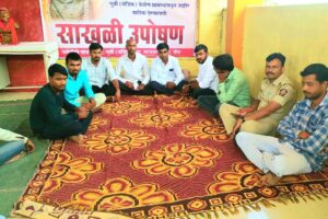मराठा आरक्षणाचा सुर्डीतही एल्गार 