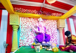 तब्बल १२३ वर्षांची परंपरा लाभलेल्या टेंबे गणपतीची थाटात स्थापना