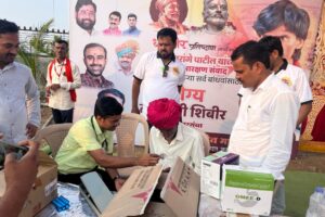 मराठा आरक्षण सभेनिमित्त मांजरसुंभा येथे आरोग्य शिबिरासह अन्नदान, पाण्याची सोय