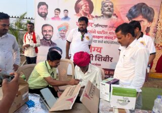 मराठा आरक्षण सभेनिमित्त मांजरसुंभा येथे आरोग्य शिबिरासह अन्नदान, पाण्याची सोय