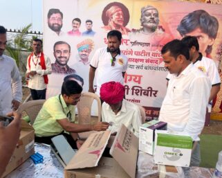 मराठा आरक्षण सभेनिमित्त मांजरसुंभा येथे आरोग्य शिबिरासह अन्नदान, पाण्याची सोय