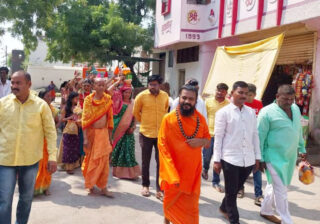 सद्गुरू श्रीमिस्कीन स्वामी मठात शारदीय नवरात्रोत्सवाला प्रारंभ