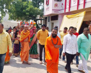 सद्गुरू श्रीमिस्कीन स्वामी मठात शारदीय नवरात्रोत्सवाला प्रारंभ