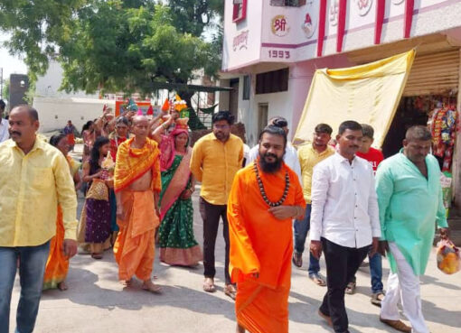 सद्गुरू श्रीमिस्कीन स्वामी मठात शारदीय नवरात्रोत्सवाला प्रारंभ