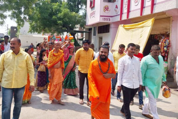 सद्गुरू श्रीमिस्कीन स्वामी मठात शारदीय नवरात्रोत्सवाला प्रारंभ