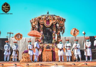 किल्ले रायगडावर १६ जानेवारीला छत्रपती संभाजी महाराजांचा राज्याभिषेक सोहळा
