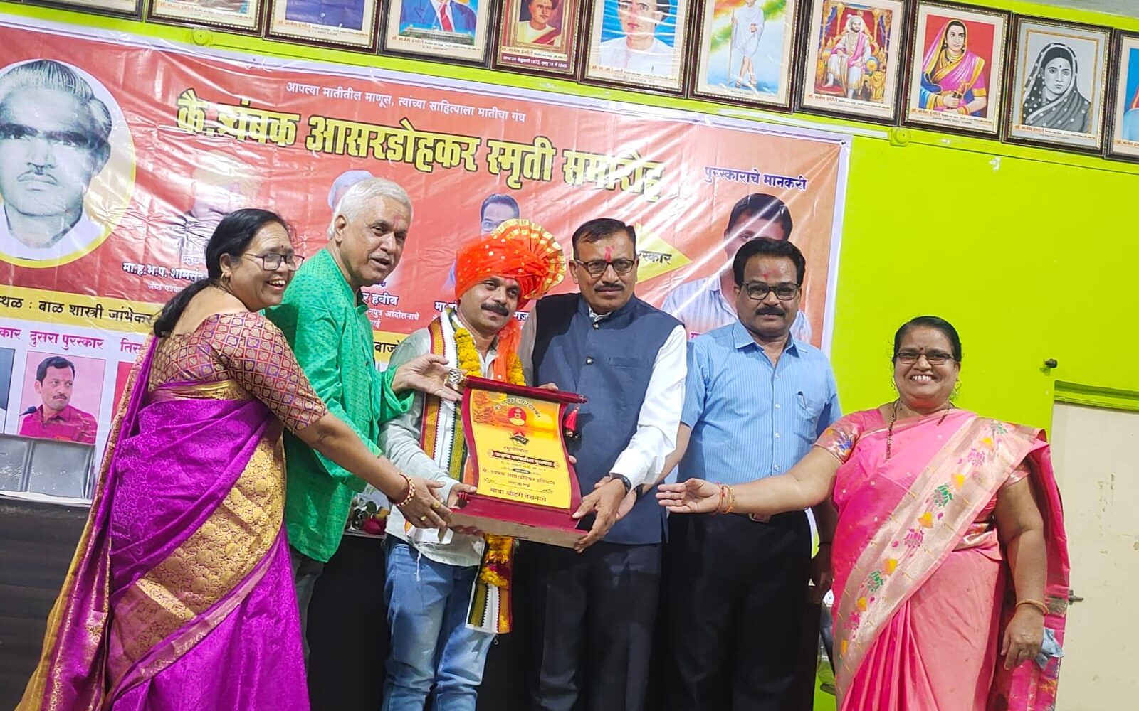 ग्रामीण पत्रकारितेचे आव्हान आसरडोहकरांनी स्वीकारले : श्यामसुंदर सौन्नर महाराज