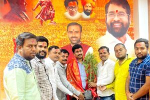 शिवसेना वैद्यकीय मदत कक्ष राज्यप्रमुख रामहरी राऊत यांची बीड संपर्क कार्यालयास भेट