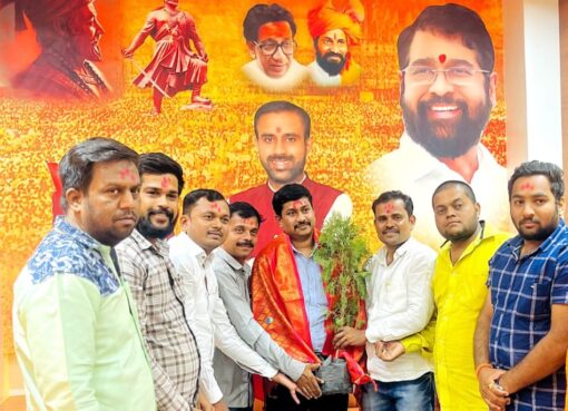 शिवसेना वैद्यकीय मदत कक्ष राज्यप्रमुख रामहरी राऊत यांची बीड संपर्क कार्यालयास भेट
