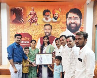 दहावी परीक्षेतील गुणवंत कु.उत्कर्षा जाधवचा ‘आरोग्यदूत’तर्फे सन्मान