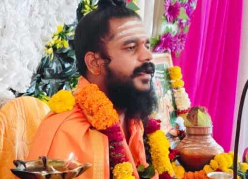 तपोनुष्ठानानंतर श्रीगुरू चंद्रशेखर शिवाचार्य महाराजांचे जंगी स्वागत