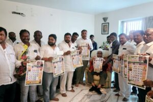 तौफीक पटेल युवा मंचच्या दिनदर्शिकेचे आमदार सोळंकेंच्या हस्ते लोकार्पण