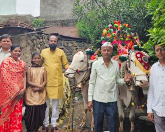 माजलगावात पारंपारिक पध्दतीने बैलपोळ्याची मिरवणूक उत्साहात