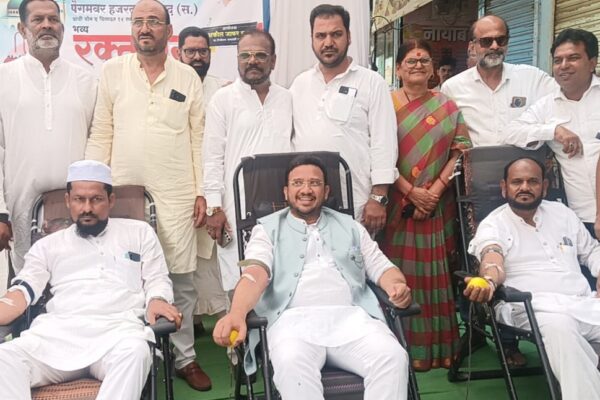 ईद-ए-मिलादुन्नबी निमित्त रक्तदान शिबिराला उत्स्फूर्त प्रतिसाद