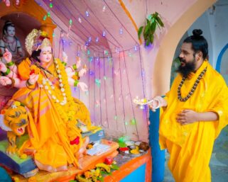 सद्गुरू श्री मिस्कीन स्वामी मठात शारदीय नवरात्रोत्सवाला प्रारंभ