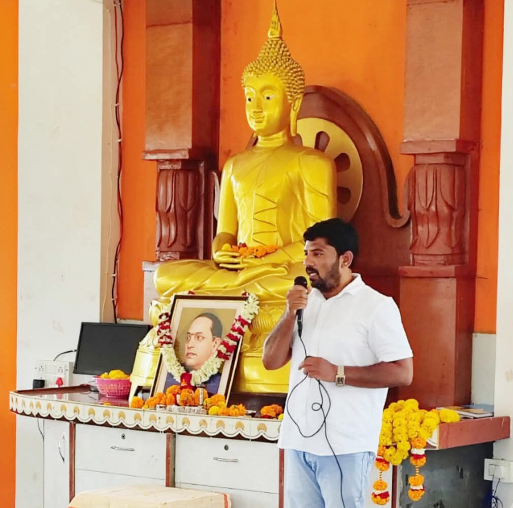 बुध्द धम्माचे आचरण करून धम्मक्रांतीचे चक्र गतीमान करू : सचिन उजगरे