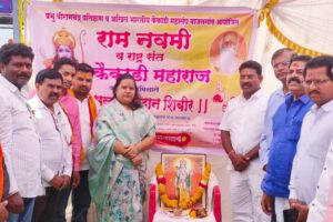 माजलगावात श्रीराम नवमी, संत कैकाडी महाराज जयंतीनिमित्त रक्तदान शिबिर
