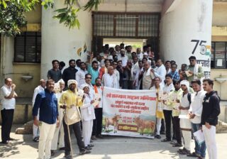 माजलगावात ‘गो सम्मान आह्वान अभियान’ रॅली; गोवंश हत्येविरोधात नागरिकांचा आवाज
