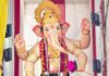 युवाशक्ती गणेश मंडळ ठरतेय आकर्षणाचा केंद्रबिंदू; २५ फुटी विष्णुरूपी गणेशमूर्तीची भव्य प्रतिष्ठापना