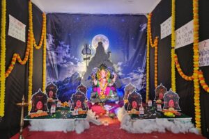 गुरूकृपा महाविद्यालयात अष्टविनायकांचा भक्तिमय जागर