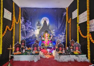 गुरूकृपा महाविद्यालयात अष्टविनायकांचा भक्तिमय जागर