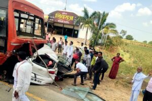 तुळजाभवानीच्या दर्शनाला निघालेल्या माजलगावच्या कुटुंबावर काळाचा घाला
