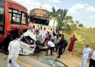 तुळजाभवानीच्या दर्शनाला निघालेल्या माजलगावच्या कुटुंबावर काळाचा घाला